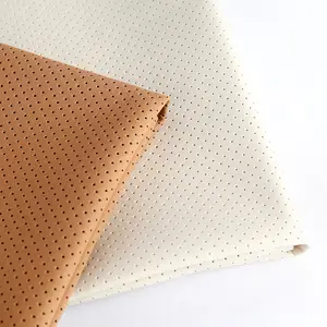 Fabricantes de cuero artificial, precio de fábrica, tela de gamuza, tela no tejida de microfibra, cuero de gamuza