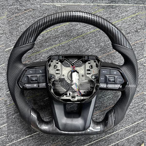 Volant en fibre de carbone compatible avec <span class=keywords><strong>Toyota</strong></span> Hilux Fortuner Camry Land Cruiser <span class=keywords><strong>Gr</strong></span> <span class=keywords><strong>Corolla</strong></span> Hiace 86 Mark X Prado 120 yaris - Product Image 2