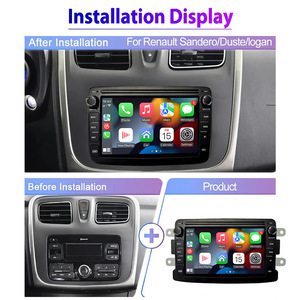 Autoradio Android 7" per <span class=keywords><strong>Dacia</strong></span> Logan Dokker Duster <span class=keywords><strong>Sandero</strong></span> <span class=keywords><strong>Lodgy</strong></span> 2012-2017 Renault Captur Symbol con Carplay e Navigazione GPS - Product Image 3