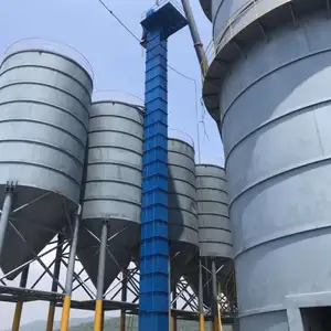 Độ bền kéo cao dọc Silo cát xô thang máy cho vật liệu thô lên đến 80 mm Kích thước