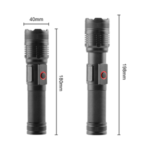 Siêu sáng 1000 + lumen không thấm nước chiến thuật trắng Laser Led đèn pin 3 chế độ Torch ánh sáng với ngân hàng điện đèn pin chiến thuật - Product Image 2
