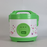 Mini-cuiseur à riz électrique portable 1,0 L en promotion, avec cuve antiadhésive, cuisson rapide, multifonctionnel pour la maison, en plastique avec mesure graduée