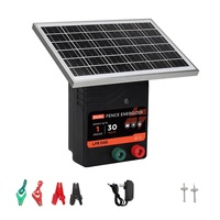 Energizador eléctrico Lydite de 30 millas para cercas, energizador solar para cercas eléctricas de ganado
