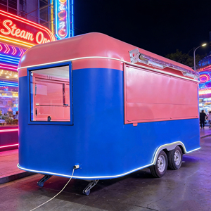 Carrito Móvil de Acero Inoxidable de Dos Tonos con 4 Ruedas para Helados, Bebidas Especiales y Aperitivos para la Vida Nocturna Urbana - Product Image 3