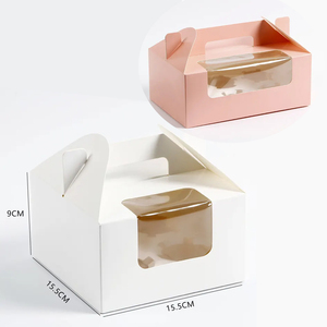 Clear Small Plastic Acrylic Candy Dessert Boxes with Lid