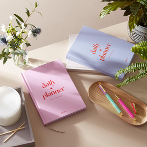 Impression personnalisée 2026, bien-être, soins personnels, journal en tissu de lin doux, fournitures de planification, carnet à couverture rigide, impression de journal, autocollants - Product Image 6