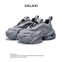 Chaussures de course et de marche à plateforme unisexe, baskets à coussin d'air épaisses, respirantes, amortissantes, semelle épaisse, confort