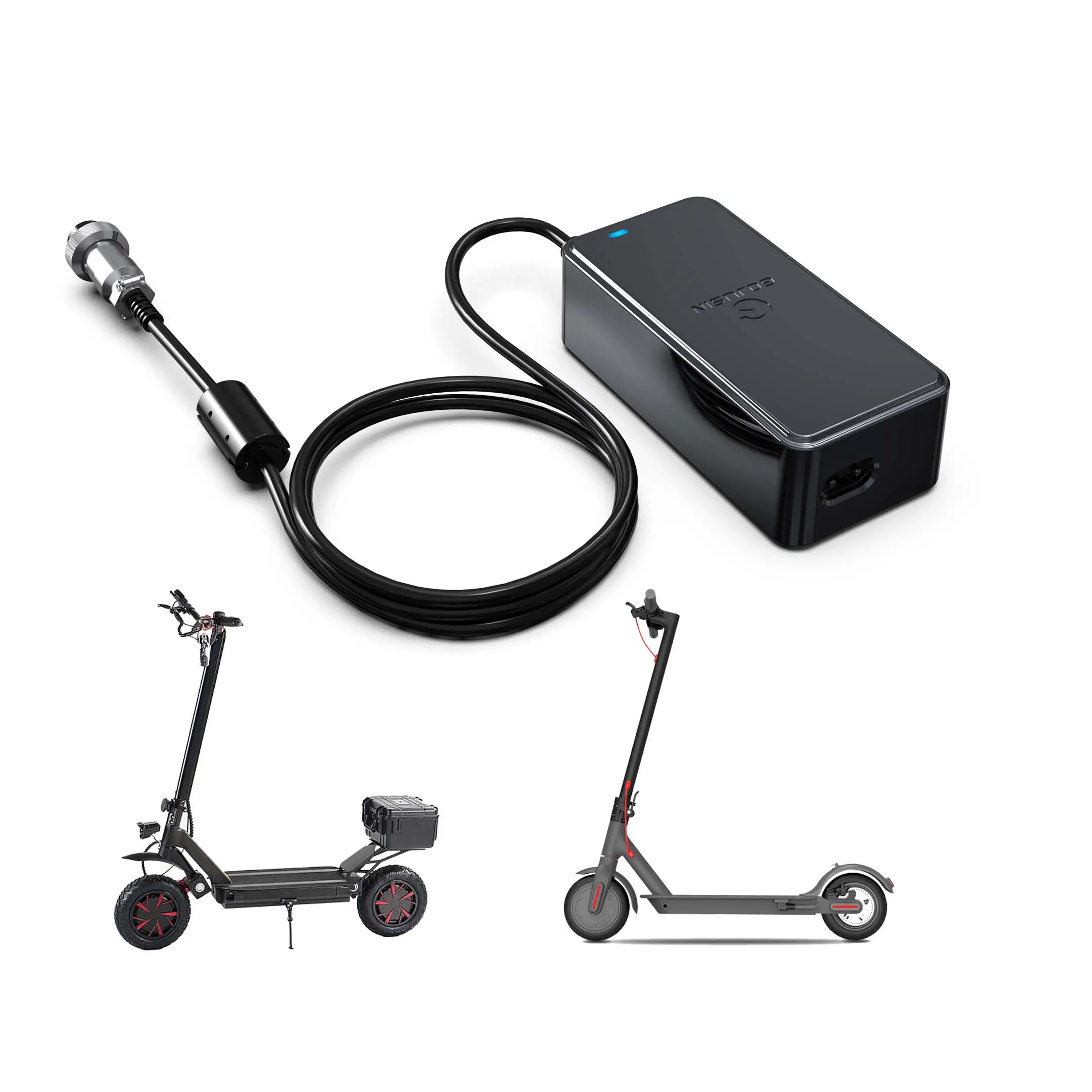 Gojusin vente chaude 29.4V 2A scooter électrique li-ion chargeur de batterie pour 24V 7S Lithium Battery Pack hoverboard
