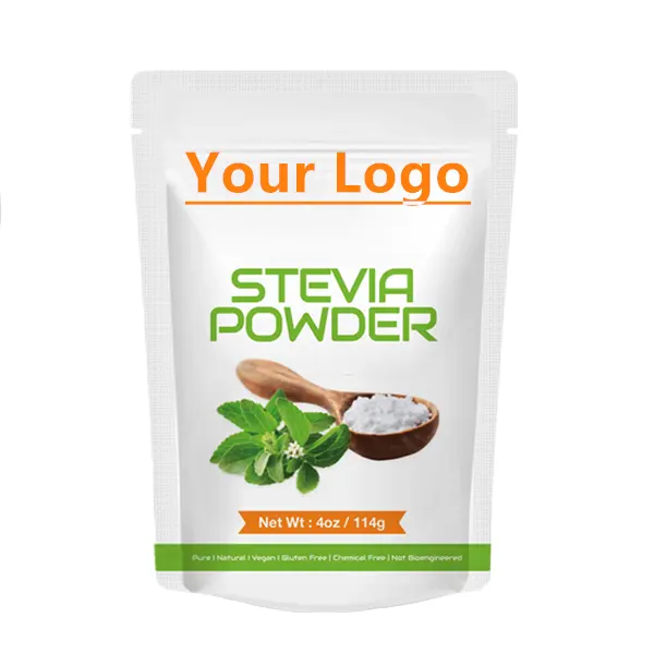 Paket OEM bubuk Stevia pemanis murni organik