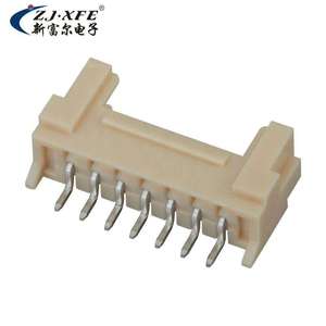 Conector de Cable a Placa de Cobre de 2.0mm de Paso, 2-7-16 Pines, SMT, Una Fila, Ángulo Recto con Bloqueo, Recubrimiento de Níquel - Product Image 3