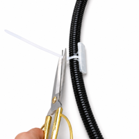 Câble en plastique PP transparent auto-bloquant, résistant aux UV, aux intempéries, à la corrosion et ignifuge pour fils (3010, 3020, 4010, 4020)