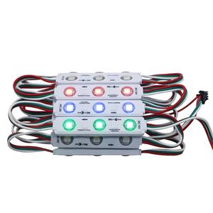 RGBIC WS2811 <span class=keywords><strong>Module</strong></span> de diode électroluminescente <span class=keywords><strong>SMD</strong></span> 5050 DC12V IP65 <span class=keywords><strong>Module</strong></span> LED étanche Matériau du corps de la lampe en PVC pour panneaux publicitaires - Product Image 1