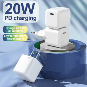 Type-C nhanh chóng sạc <span class=keywords><strong>Adapter</strong></span> PD 20W OCP bảo vệ sinh thá<span class=keywords><strong>i</strong></span> thân thiện 5V 3A EU chúng tô<span class=keywords><strong>i</strong></span> cắm mini USB-C tường sạc - Product Image 2