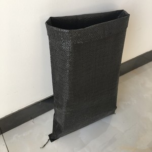 Materias primas material de polipropileno tejido 100% poliéster bolsas de arena saco con cadena - Product Image 2