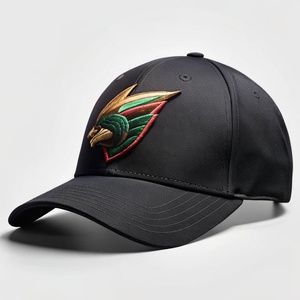 Gorra de Béisbol Personalizada de Alta Calidad con Logotipo de Goma de 6 Paneles, Venta al por Mayor, Orificios Cortados con Láser, Transpirable e Impermeable - Product Image 1