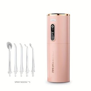 Hydropulseur électrique 280 ml avec réservoir amovible, 3 niveaux de pression, étanche IPX7, appareil portable pour le nettoyage des dents - Product Image 4