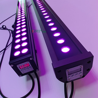 Barra de luz LED para pared de 3, 4, 5, 6 y 7 pies, de una o dos filas, DMX512, RDM, píxeles independientes, Tuya, Zigbee, Wifi, regulable