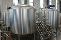 Système de brasserie Tonsen 1500L 1600L à 4 cuves, équipement de production de bière, usine de brasserie clé en main