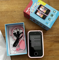Smartphone Mini OEM Kinderhandy untuk Anak, Mode Permainan Ganda, Kamera Ganda, Layar Sentuh, Ponsel Pintar Kecil, Mainan Anak, Bersertifikasi CE/FCC
