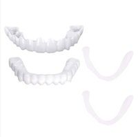 Prothèse dentaire professionnelle Beauti Snap en silicone et plastique sans BPA, qualité alimentaire, couvre-dents supérieurs et inférieurs avec taille personnalisée pour un sourire