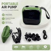 Pompe à air portable haute pression avec batterie intégrée, pompe à air LED pour gonflage et dégonflage, pompe à air SUP pour planche à pagaie, tente gonflable