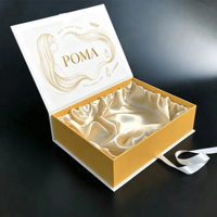 Cajas de Regalo para Pelucas con Forro de Satén de Lujo, Cajas para Cabello, Empaque para Pelucas, Venta al Por Mayor, Personalizadas