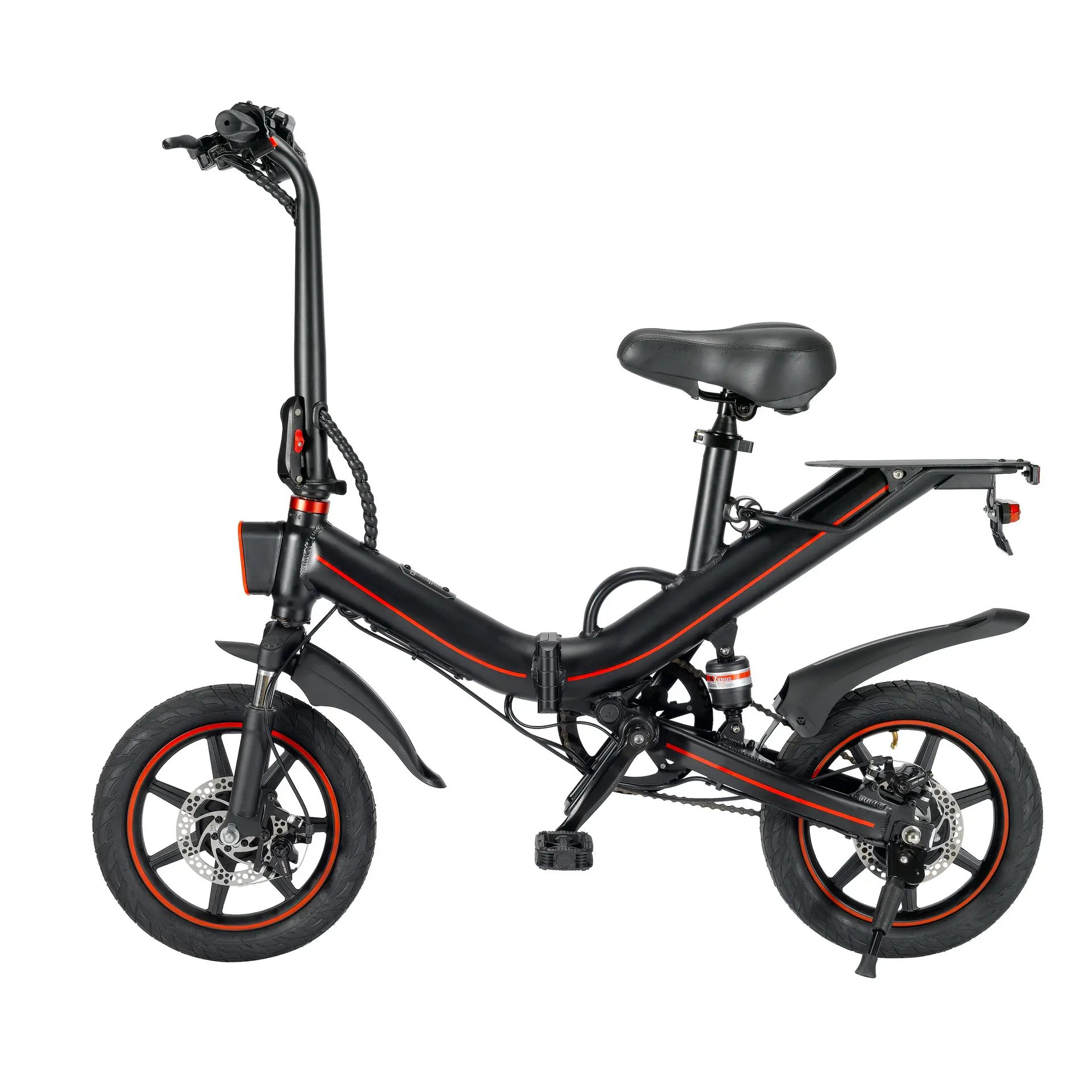 Scooter elétrico para bicicleta à prova d'água, 48v, cidade, e-bike, 400w, 14 polegadas, multifuncional, dobrável, elétrico