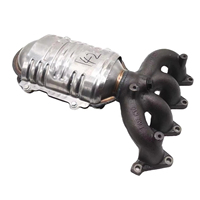 Convertidor Catalítico Antian BM91414H para KIA CERATO 1.6i 16v (G4FC/G4ED) Volante a la Derecha 2/04-10/04 Euro IV Acero Inoxidable 1 Año de Garantía