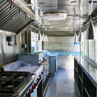 Remorque de restauration mobile commerciale Chammp pour l'extérieur, avec construction en fibre de verre et aluminium, pour camion de restauration rapide