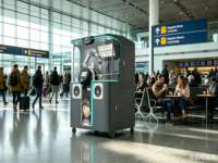 Bras robotisé LE pour barista de café, service en libre-service 24h/24 sans personnel