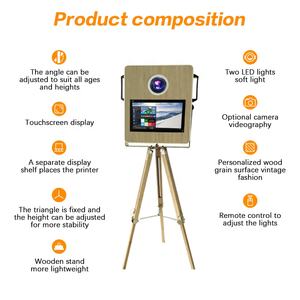 Holz Salsa Ipad Selfie <span class=keywords><strong>Photo</strong></span> <span class=keywords><strong>Booth</strong></span> Ipad Dslr Holz <span class=keywords><strong>Photo</strong></span> <span class=keywords><strong>Booth</strong></span> Shell mit 15,6 Zoll Lcd Touchscreen - Product Image 4