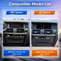 CodeLynk Système Linux sans fil Apple Carplay 4 en 1 Écran tactile pour voiture pour BMW X3 X4 F25 F26 2011-2016 NBT CIC