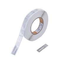 Étiquette d'alarme auto-adhésive RF antivol transparente rectangulaire 5215mm 8.2Mhz désactivateur de système de code-barres pour magasin de supermarché