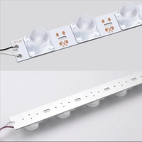Barres lumineuses LED étanches 12V à double émission latérale pour panneaux publicitaires de arrêt de bus, éclairage dos à dos pour signalétique