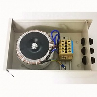Transformateur toroïdal abaisseur de tension pour amplificateur audio, monophasé 60Hz, enroulement en cuivre, 45 0 45, fabriqué en Chine