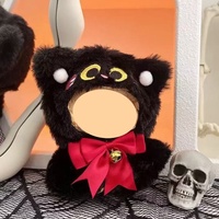 Pour LABUBU V1/V2/V3 Halloween citrouille et chat noir vinyle jouet tenues mignon PVC bricolage jouet pour changement de Costume
