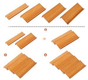 2025 新款 AY 竹制可调节储物调料架收纳架展示架 OEM <span class=keywords><strong>3</strong></span> 层竹制厨房配件白色 - Product Image 6