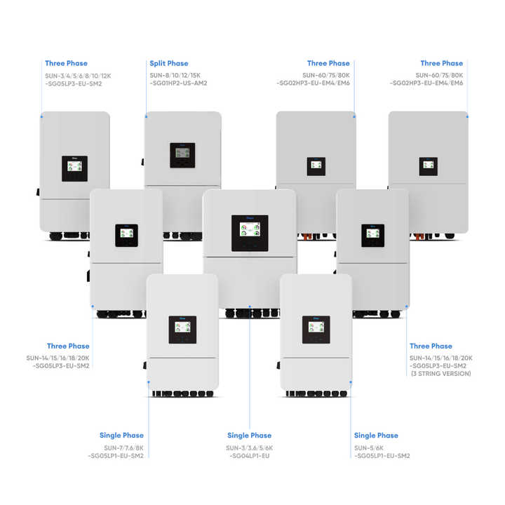Deye Sun EU Hybrid Solar Power Inverter Single Phase 3Kw 3.6Kw 5Kw 6Kw ...