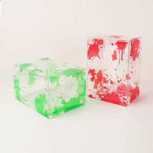 Customized clear <b>Plastic</b> Pvc Pet Folding Packaging <b>Boxes</b> for <b>Display</b> - Product Image 1