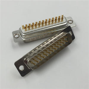 Conector HD-SUB de Alta Densidad de 26 Pines Macho DIP Tipo R/A DB 26, Contactos de Cobre, Carcasa SPCC, Clasificación IP60, Certificado RoHS, Modelo T-061 - Product Image 6