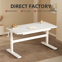 Table d'étude et de lecture ergonomique QNZ120-T en bois, réglable en hauteur, pour chambre d'enfant, bureau à domicile