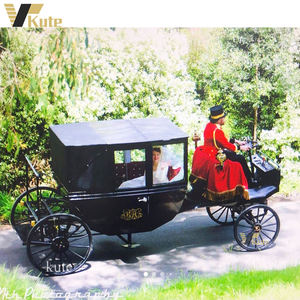 Le chariot électrique préféré des Américains pour les clubs, chariot à chevaux noir pour le tourisme, chariot à chevaux extérieur pour les sites touristiques et le théâtre - Product Image 2