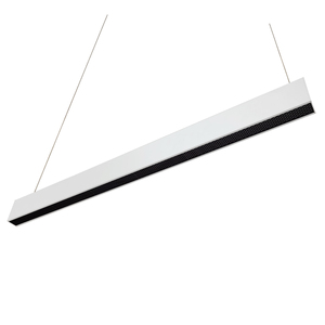 Lên xuống ánh sáng dẫn ánh sáng tuyến tính với tổ ong khuếch tán CRI>82 PF>0.9 Nhôm PC cho văn phòng bán lẻ - Product Image 4