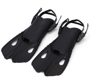 Aletas de natación ajustables para exteriores para hombres y mujeres, aletas de silicona para entrenamiento de buceo, equipo de natación y buceo y accesorios - Product Image 3