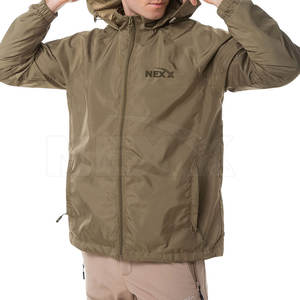 Veste en nylon froissé de style High Street avec col montant grande taille utilisation hivernale motif de lettres en plein air - Product Image 2