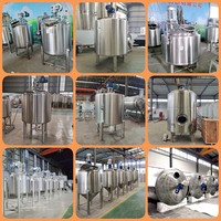 Cuve de refroidissement en acier inoxydable 304 pour sirop, 300L 500L, cuve de stockage et de mélange pour sirop alimentaire et sucre avec chemises de refroidissement