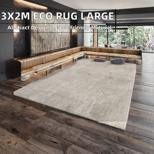 Alfombra de Polipropileno de 3x2 Metros, Estilo Wilton, Ecológica, con Patrón Abstracto, para Sala de Estar, Grande y de Lujo - Product Image 2