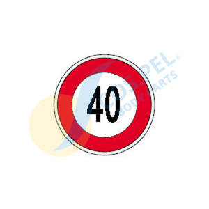 Nuevo COS.PEL. Disco de Límite de Velocidad 40 KM/H para Reemplazo - Product Image 1