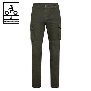 STRIDE CARGO Pantalon moto en carbure certifié CE Vert militaire 36 - Product Image 1