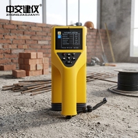 Escáner de Varillas Integrado R66S, Detector de Metales, Rango de Detección de 6-50 mm de Diámetro, Precisión de Grado 1, Funciona con Batería, para Construcción